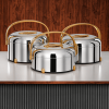 Almarjan Hot Warmer 3-Piece Set silver & gold (EM-250/350/450 C/G)
